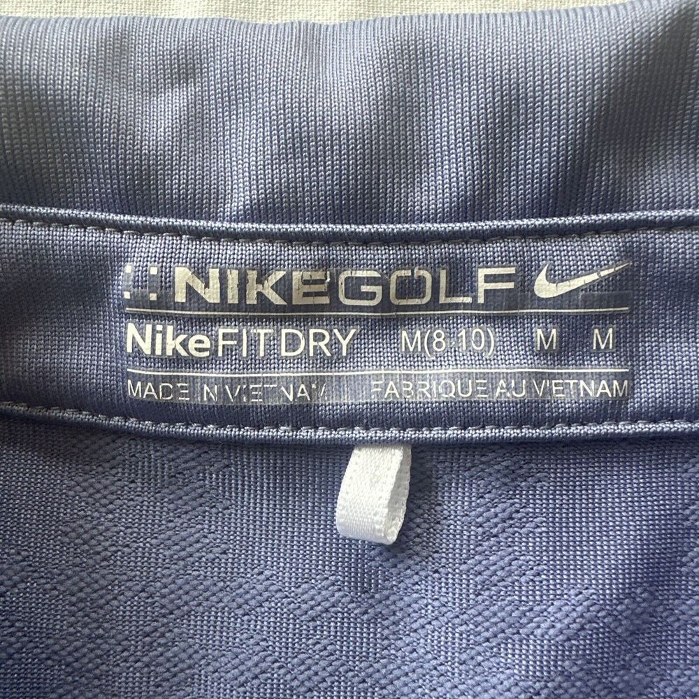 Nike Golf Polo Women's Medium FitDry Purple Performance Short Sleeve - Picture 5 of 8